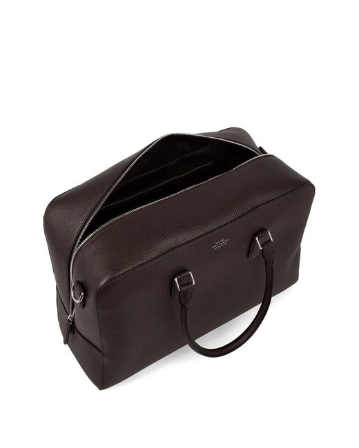 Smythson Black Small Soft Holdall