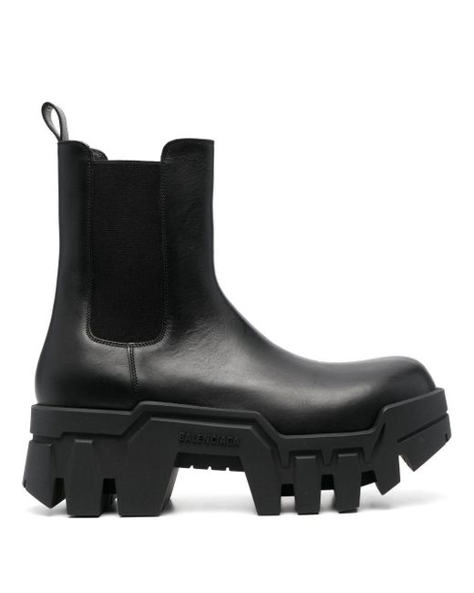 Balenciaga Bulldozer Chelsea Ankle Boots in Black for Men | Lyst UK