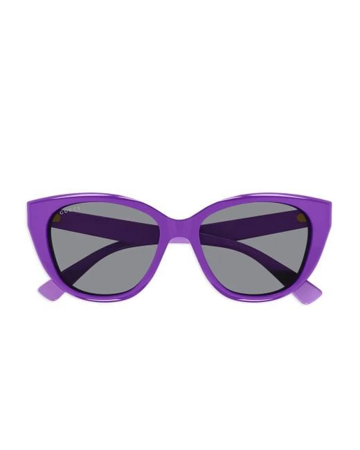 Gucci キャットアイ フルリム 眼鏡フレーム Purple
