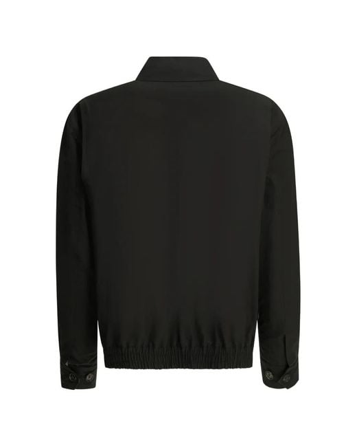 Baracuta Black Zip-Up Bomber Jacket for men