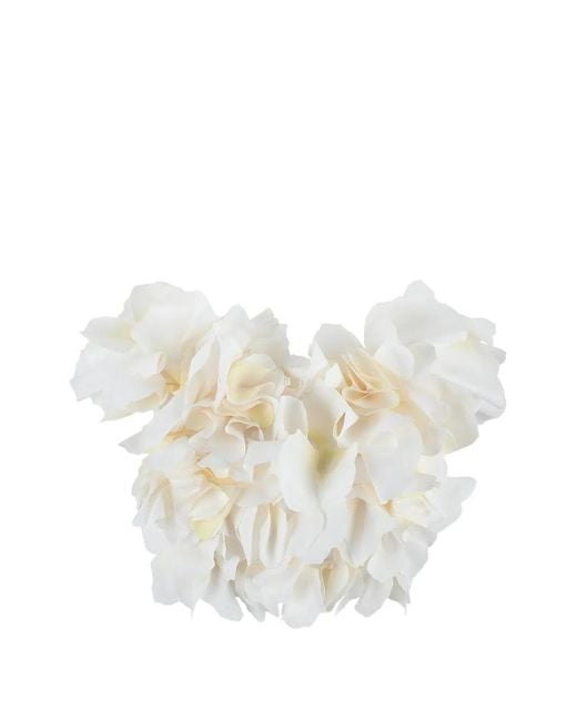 Acler White Jackhill Floral Top