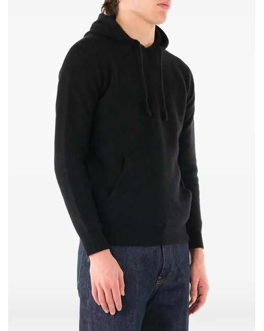 Al Duca D'aosta Blue Raglan-Sleeve Hoodie for men