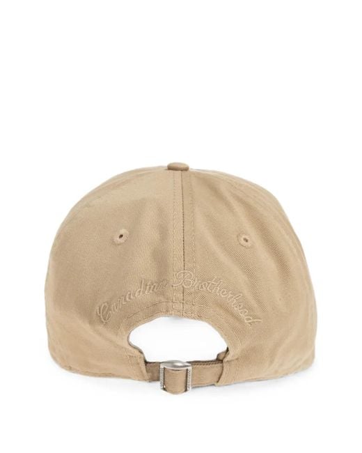 DSquared² Natural Logo-Embroidered Baseball Cap