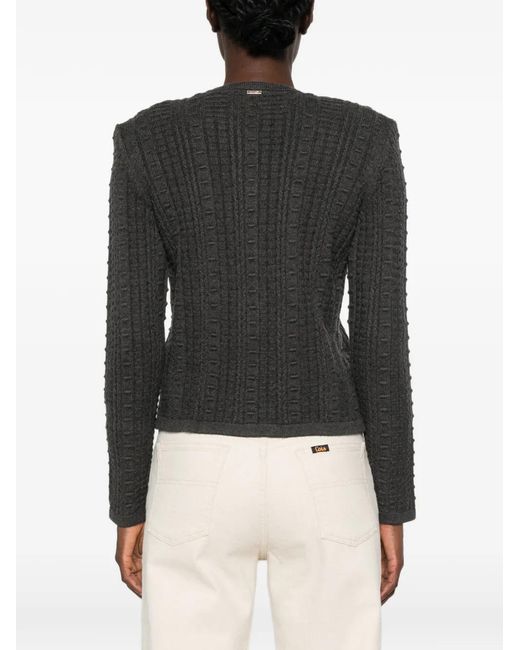 Twinset Black Button-Up Jacket