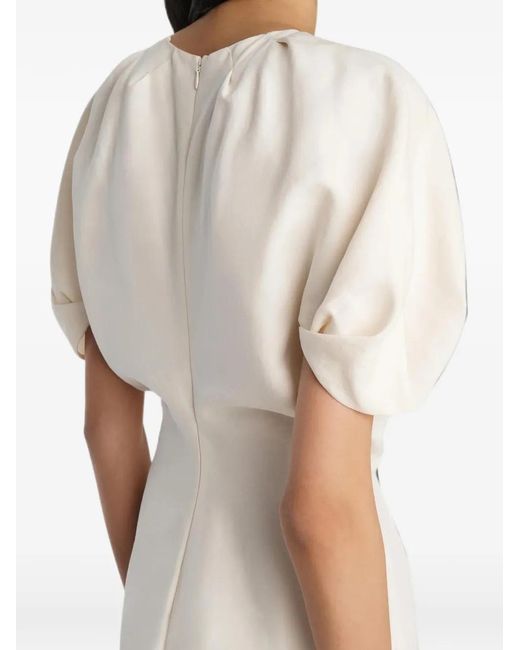 Khaite White Ria Dress