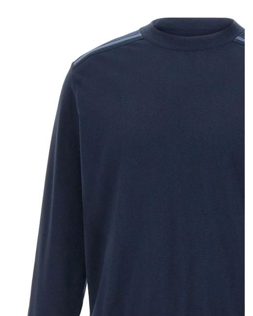 Paul & Shark Blue Jersey Sweatshirt for men