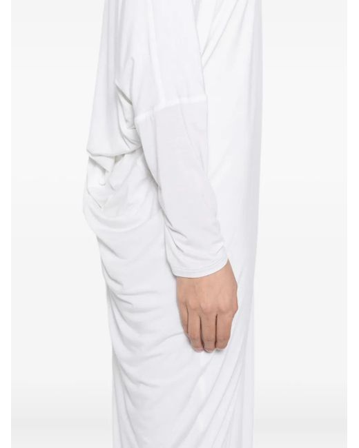 Tessitura Body Couture ドレープ ドレス White