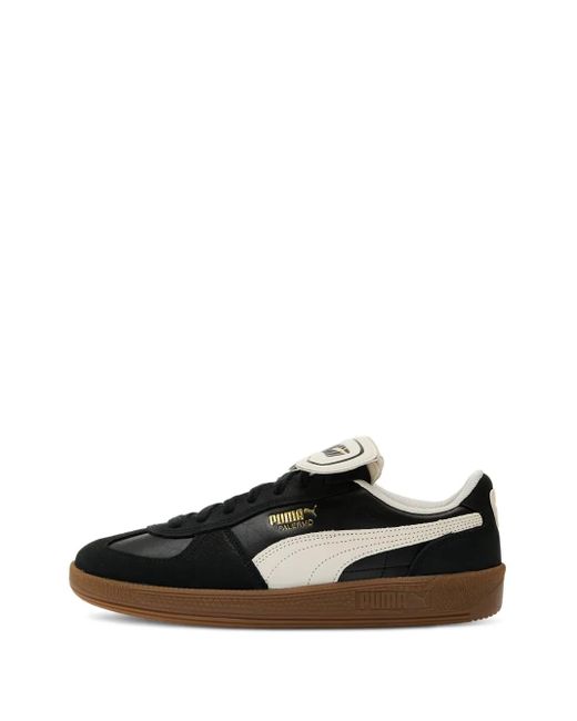 PUMA Black Palermo Premium Sneakers for men