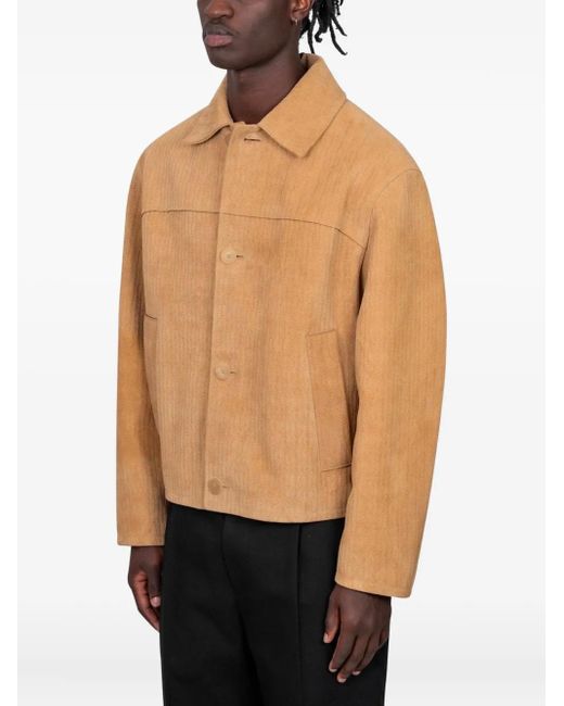 Jacquemus Black Basketry Herringbone Jacket for men