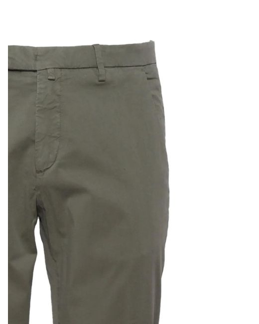 Briglia 1949 Gray Cuffed Trousers for men