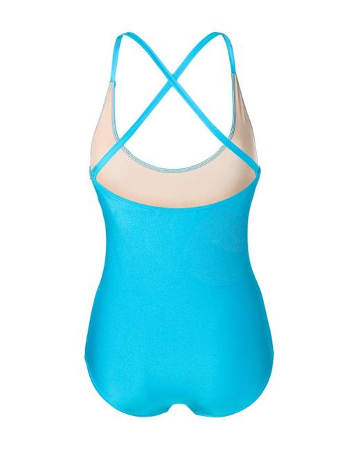 blue gucci swimsuit