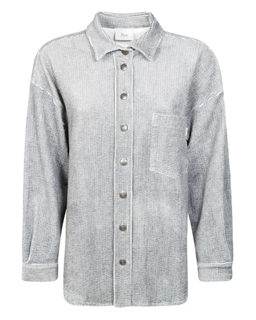 8pm Gray Petunia Shirt