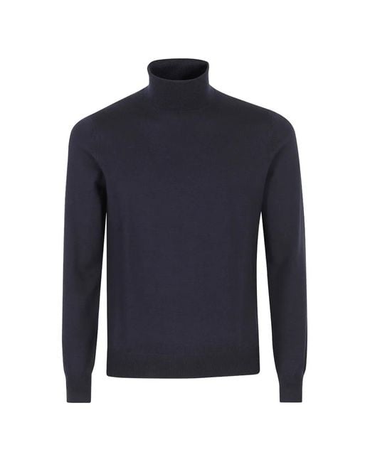 Tagliatore Blue Miles Roll-Neck Sweater for men