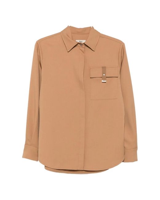 Herno Natural Flap-Pocket Shirt