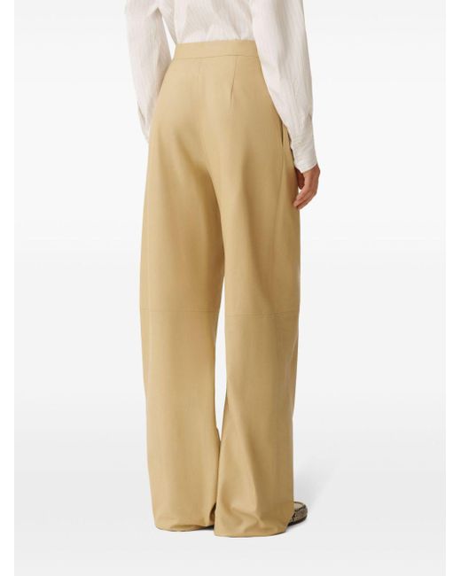 Fabiana Filippi Natural Straight-Leg Trousers