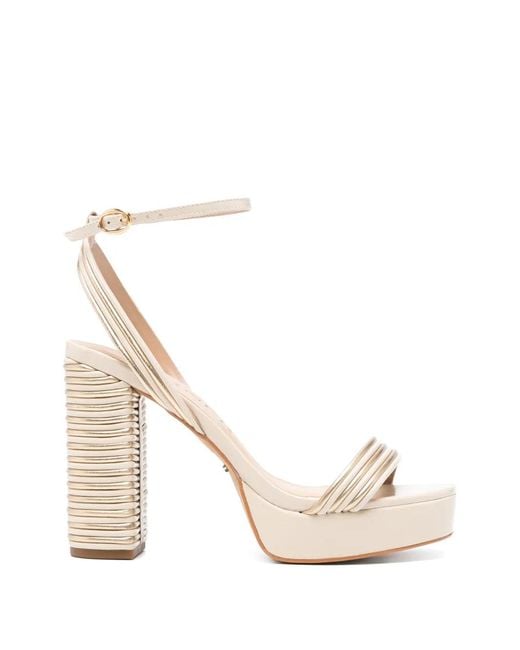 Werner Natural Platform Heeled Sandals