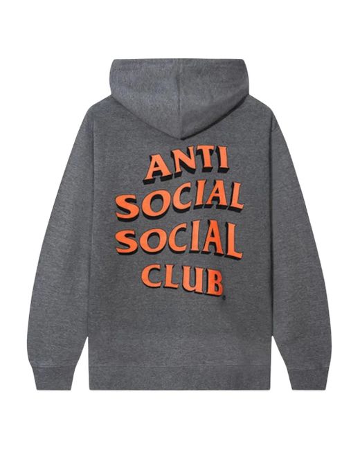 ANTI SOCIAL SOCIAL CLUB Gray Clamps Hoodie for men