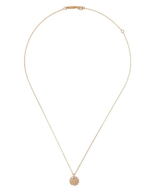 Suzanne Kalan White 18Kt Circle Mini Diamond Necklace