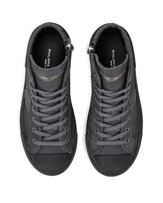 Philippe Model Black Paris Haute Sneakers