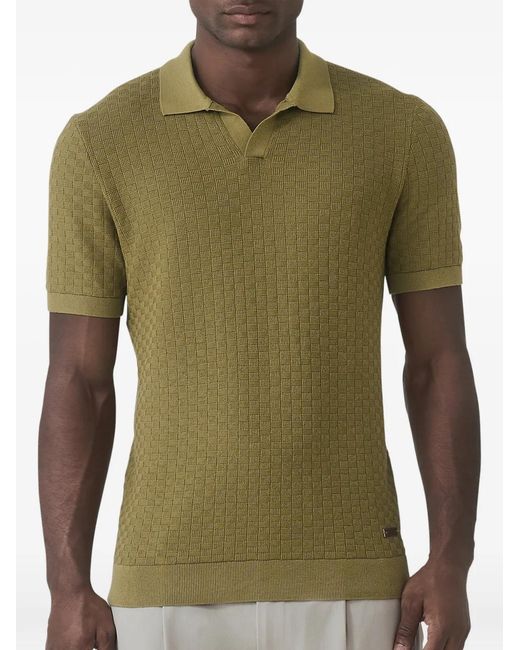 Mauvais Green V-Neck T-Shirt for men