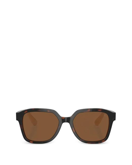 Brunello Cucinelli Multicolor Lunettes De Soleil À Monture Géométrique Havana