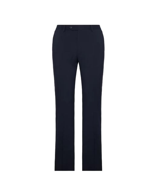 Boggi Blue B Aria Wool Trousers for men