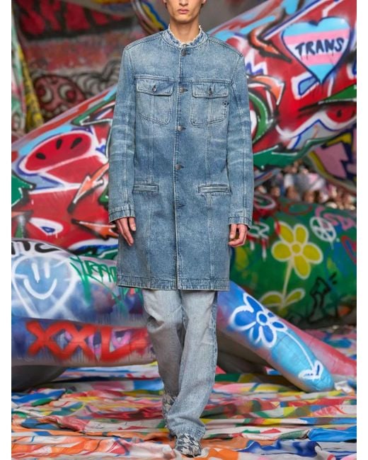 DIESEL Denimjacke D-Aberd-Fsh1 in Blue für Herren