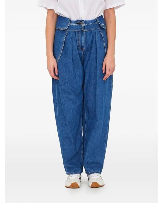 Loewe Blue Cargo Denim Jeans