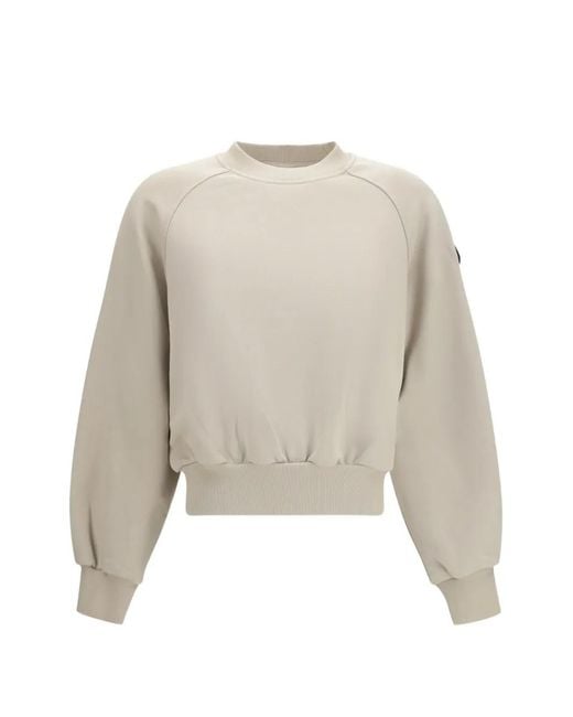 Moose Knuckles White Raglan-Sleeve Sweatshirt