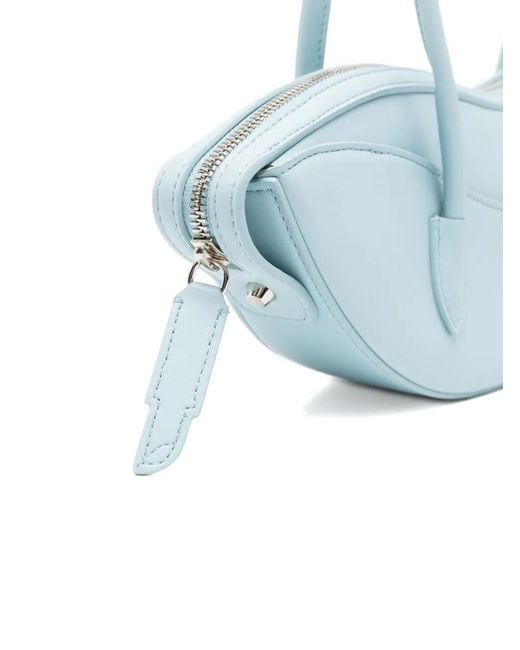 Borsa Tote Lips di Fiorucci in Blue