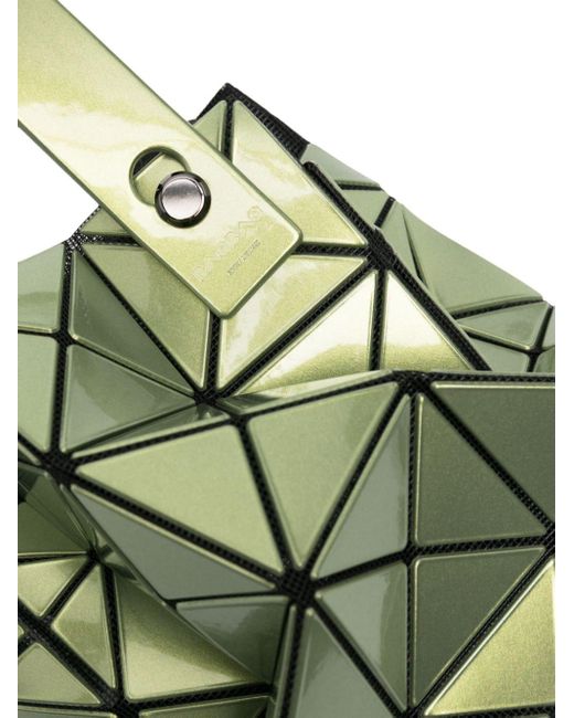 Bao Bao Issey Miyake Carat Shopper Met Geometrische Vlakken in het Green