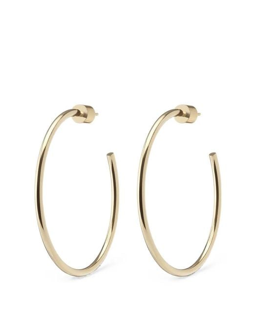 Jennifer Fisher Metallic Thread Baby Hoop Earrings