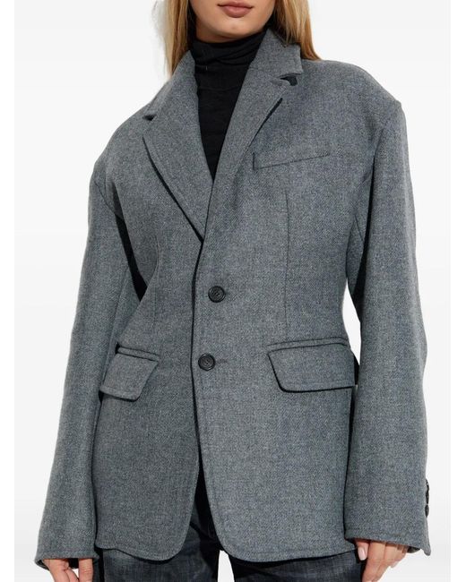 DSquared² Blue Relaxed Double Jacket