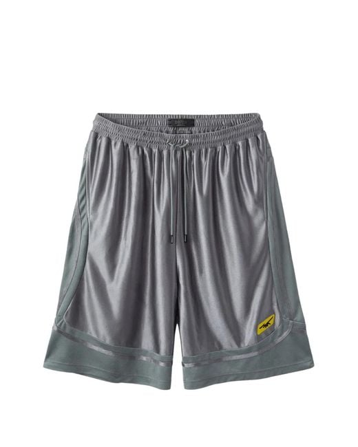Happy Memories Don't Die Gray Mixtape Drawstring Shorts for men