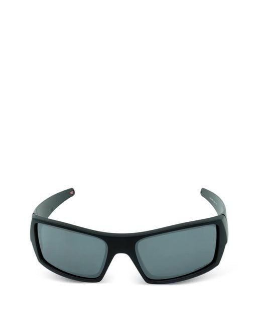 Oakley Black Gascan Rectangle-Frame Sunglasses for men