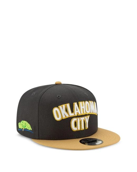 KTZ Black 9Fifty Oklahoma City Hat for men