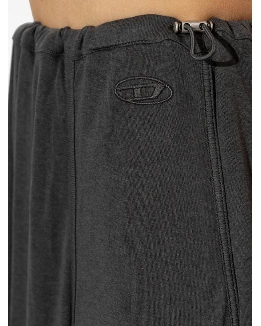 DIESEL Black Midi Skirt