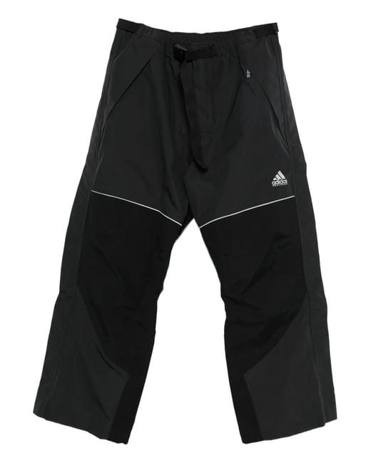 Adidas Black Panelled Trousers for men