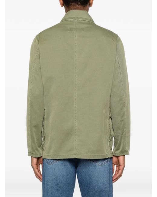 Fay Green Manteau À Fermeture Duffle-Coat for men