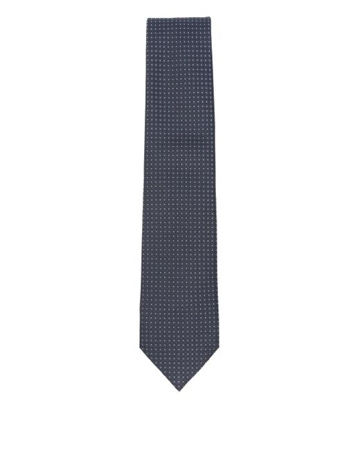 Brioni Seidenkrawatte Mit Polka Dots in Blue für Herren