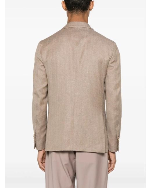 Blazer Con Botones Lardini de hombre de color Natural
