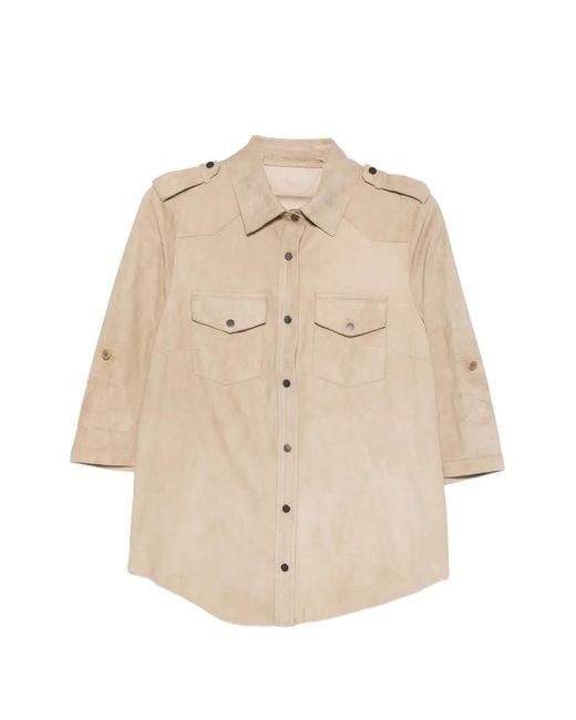 Salvatore Santoro Natural Chest-Pockets Buttoned Jacket