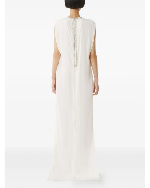 white summer beach dress White crochet knit bohemian Beach dress