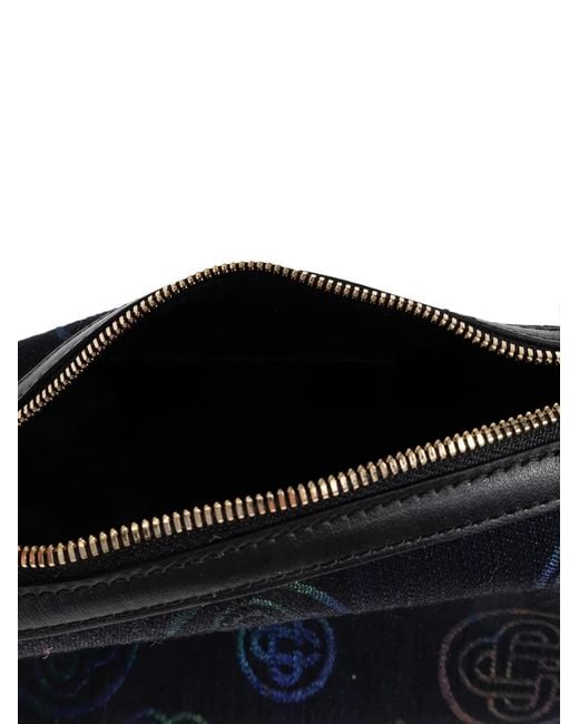 Casablanca Blue Monogram-Pattern Tote Bag
