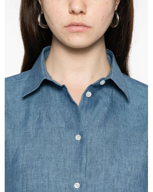 Rohe Blue Long-Sleeve Shirt