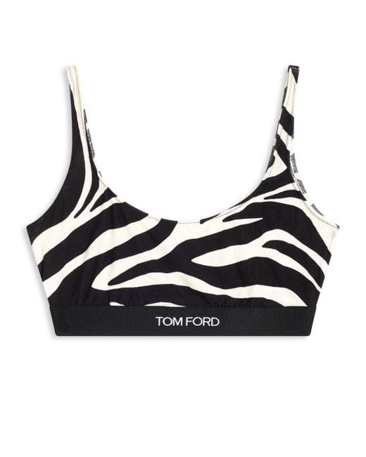 Tom Ford Black BH mit Zebra-Print