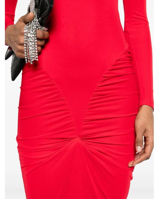 The New Arrivals Ilkyaz Ozel Red Darja Abendkleid
