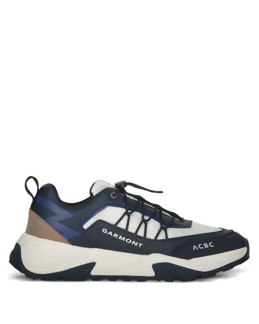 Garmont Blue X Acbc Lagom Panelled Sneakers