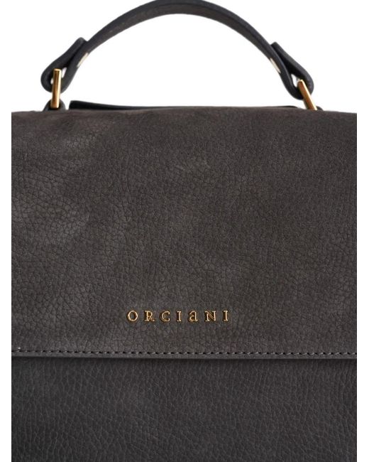 Orciani Black Small Sveva Shoulder Bag