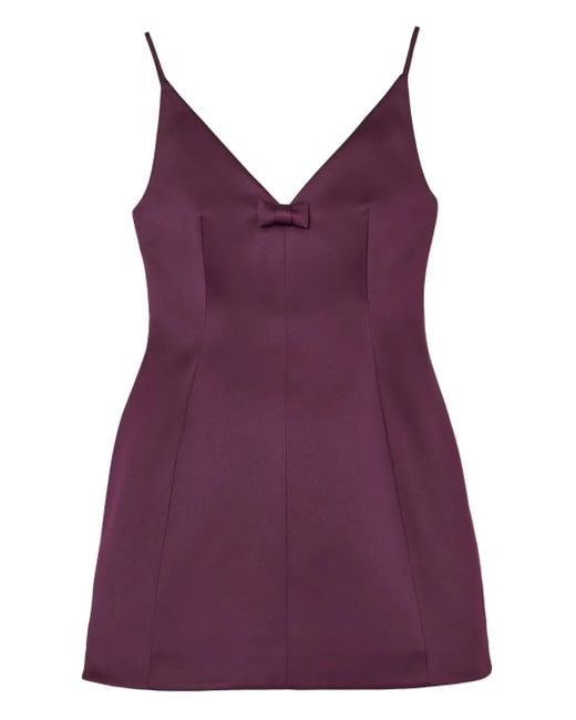 Marc Jacobs リボンディテール ミニドレス Purple